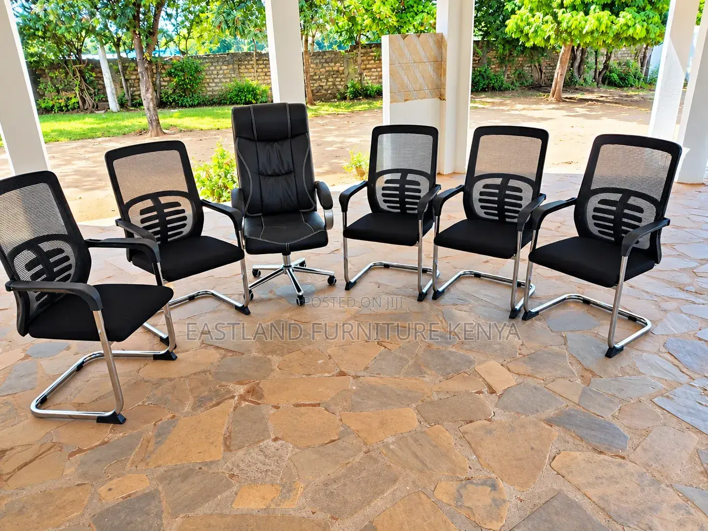 Modern Mesh Office & Conference Chairs – Executive Seating Set