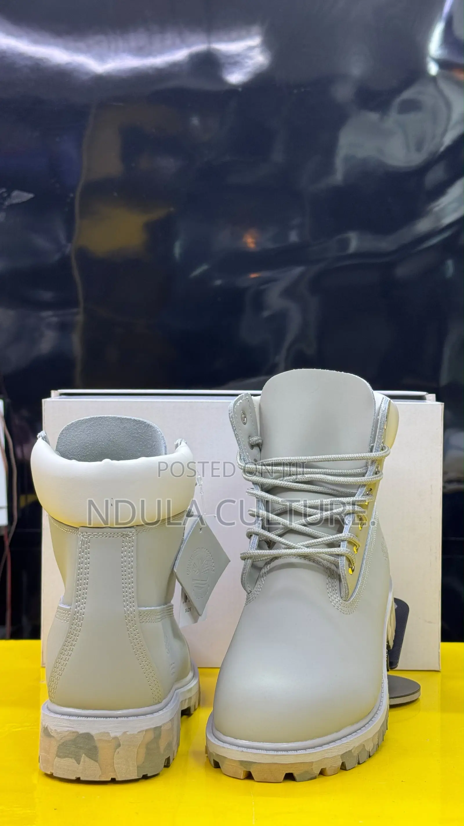 Timber Boots Ghost Gray Colorway