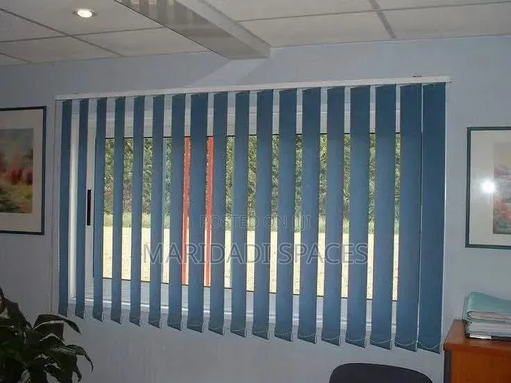 Heavy Duty PVC Vertical Office Blinds-100% Blackout & Washable