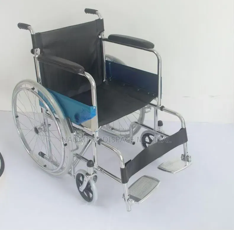 Comfortable Stainless Steel Standard Wheelchair With Footrest