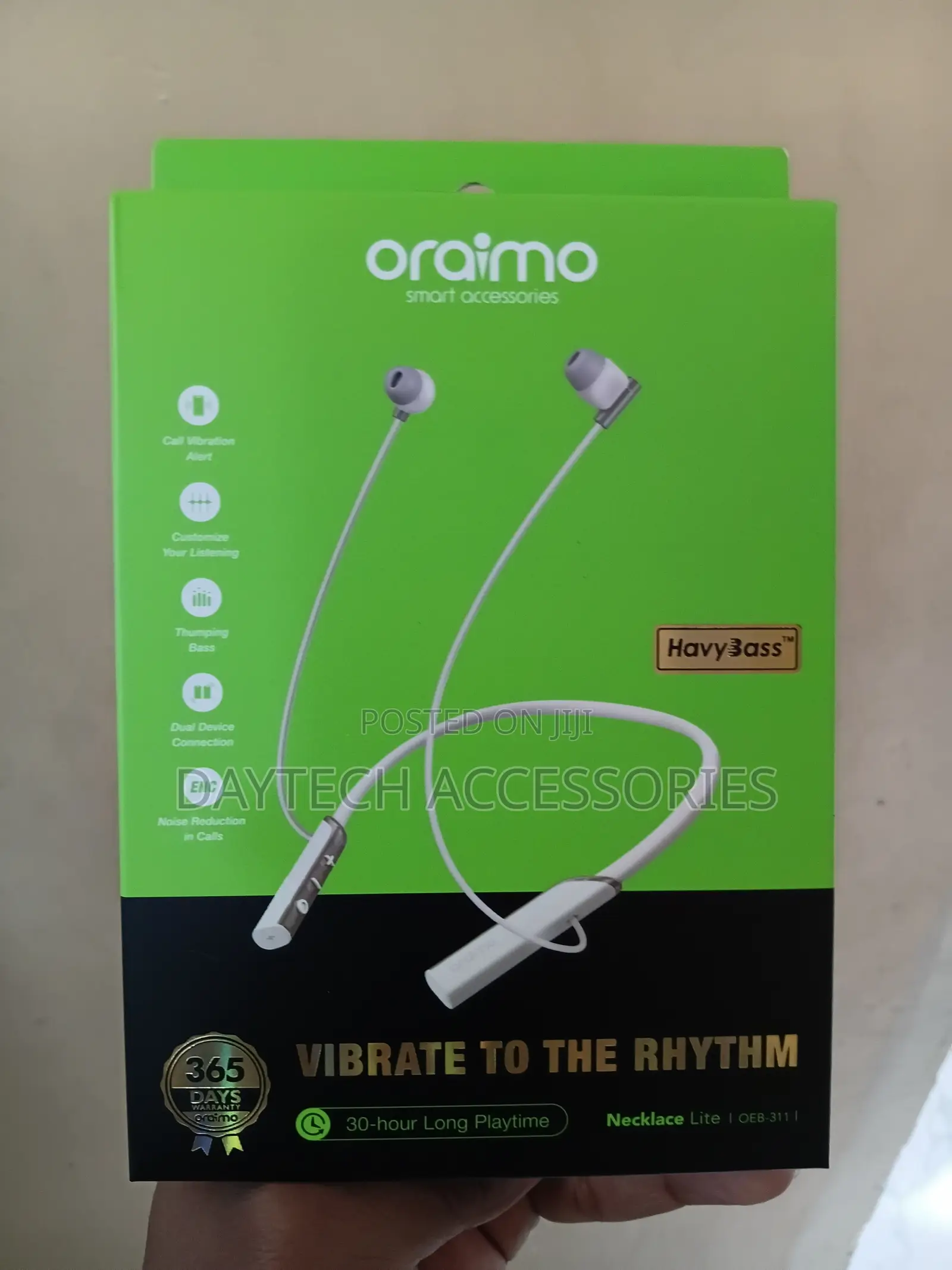 Oraimo Necklace Lite Wireless Neckband Earphone (OEB-311 / OEB-3111)