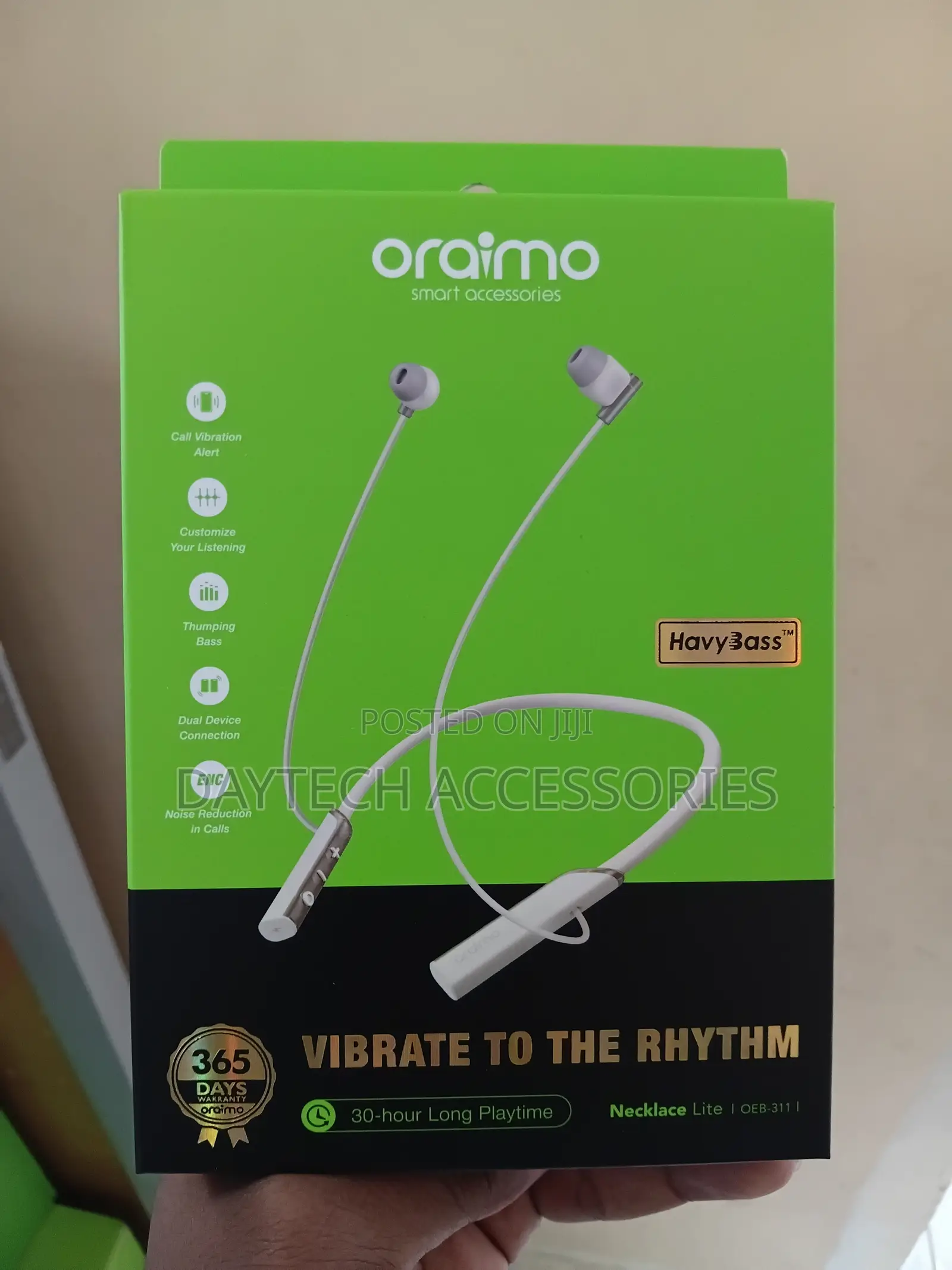 Oraimo Necklace Lite Wireless Neckband Earphone (OEB-311 / OEB-3111)