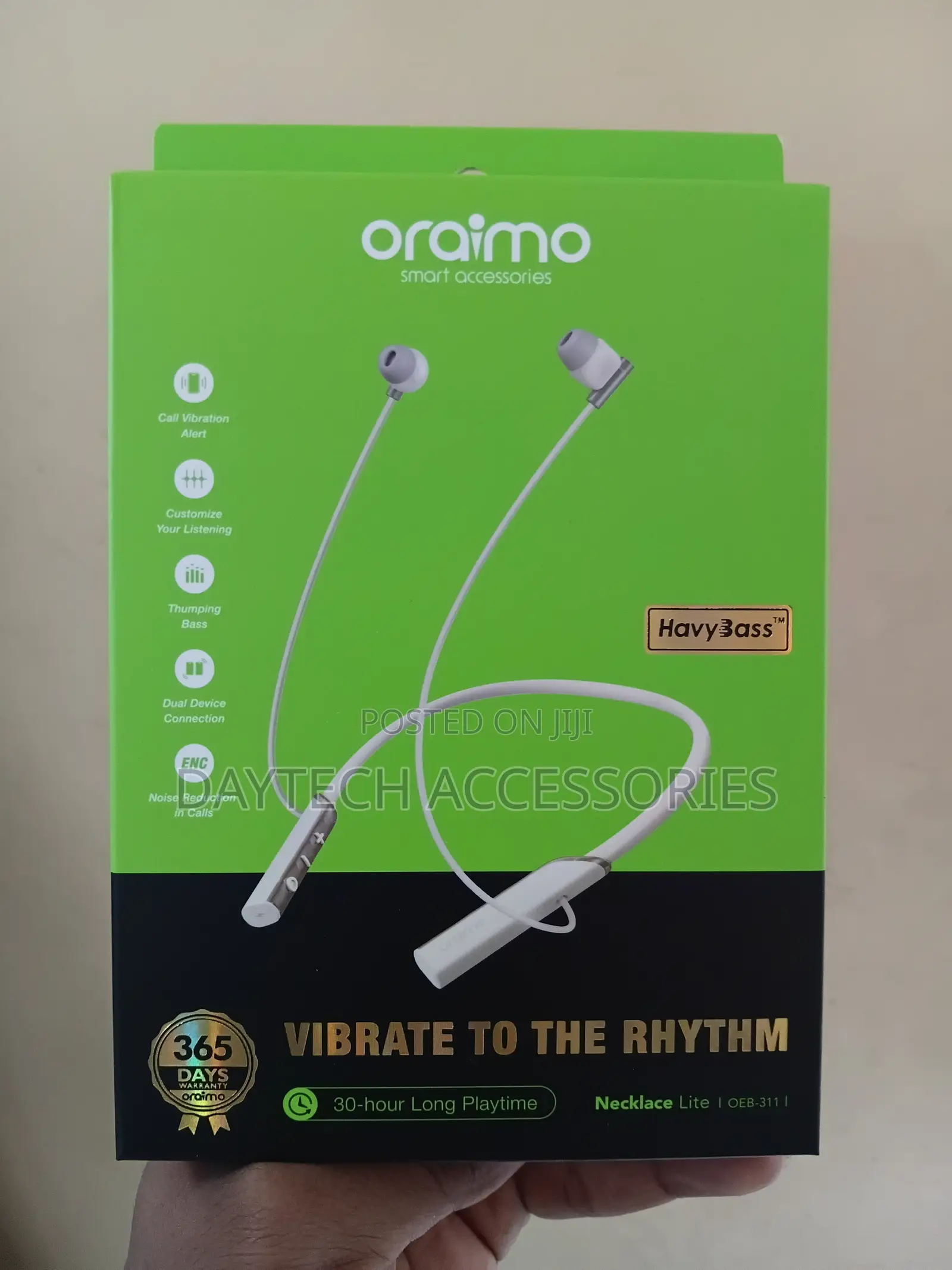 Oraimo Necklace Lite Neckband Wireless Earphone -