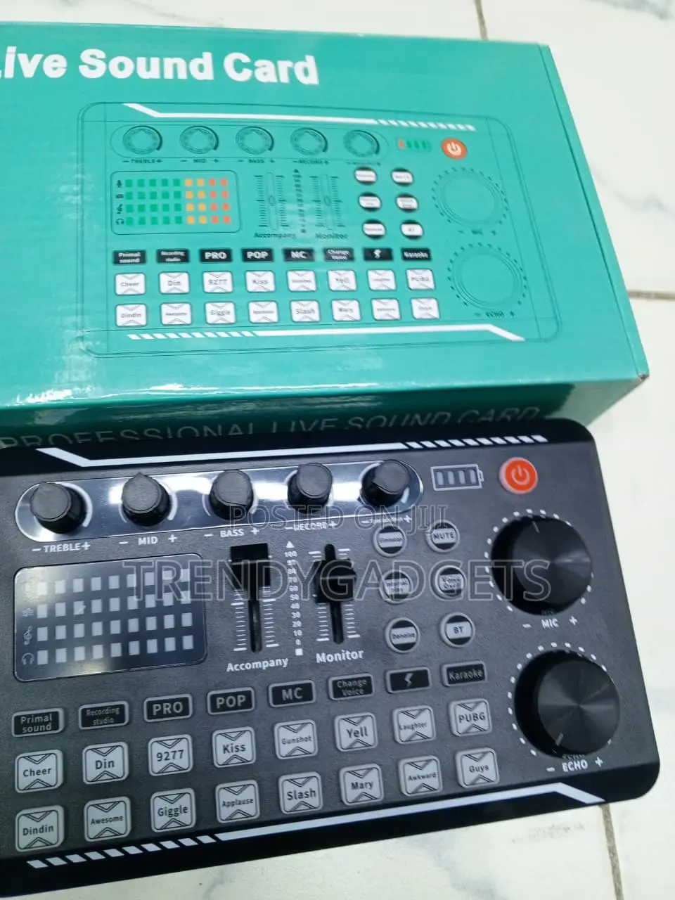 F998 Live Sound Card Audio Mixer for TikTok & YouTube Streaming