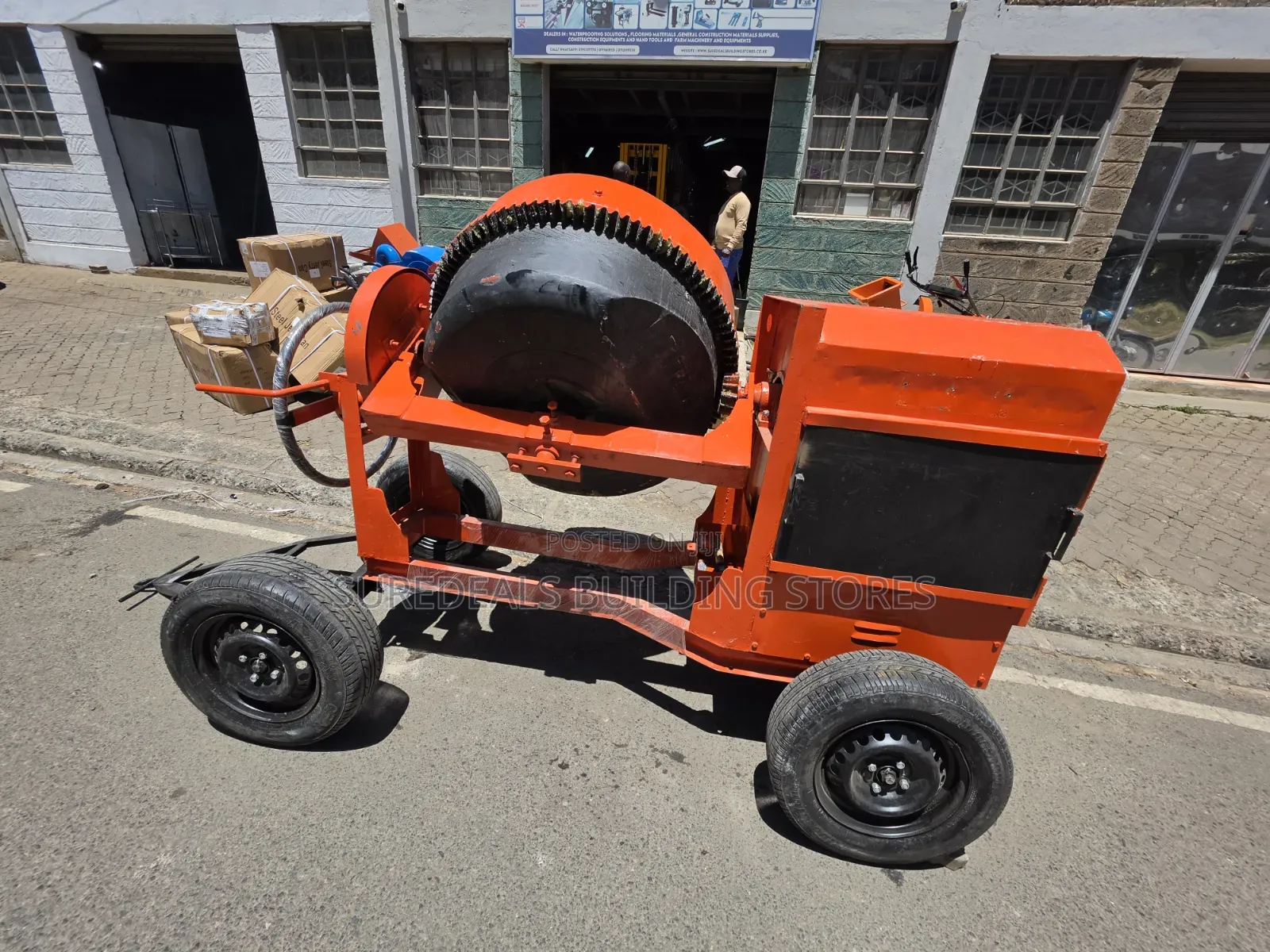 500L Diesel-Powered Heavy-Duty Concrete Mixer * TITAN *