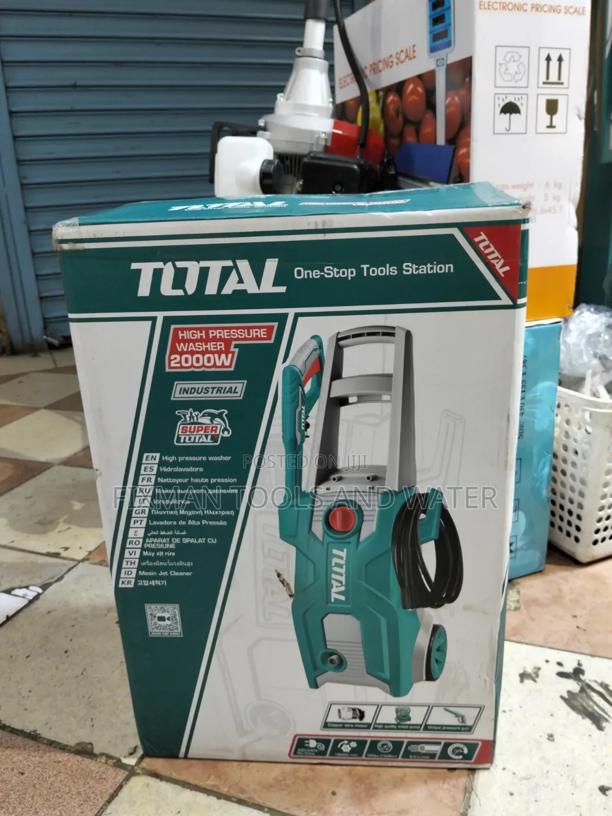 Total High Pressure Washer Machine 2000 Watts + Gun and Hose