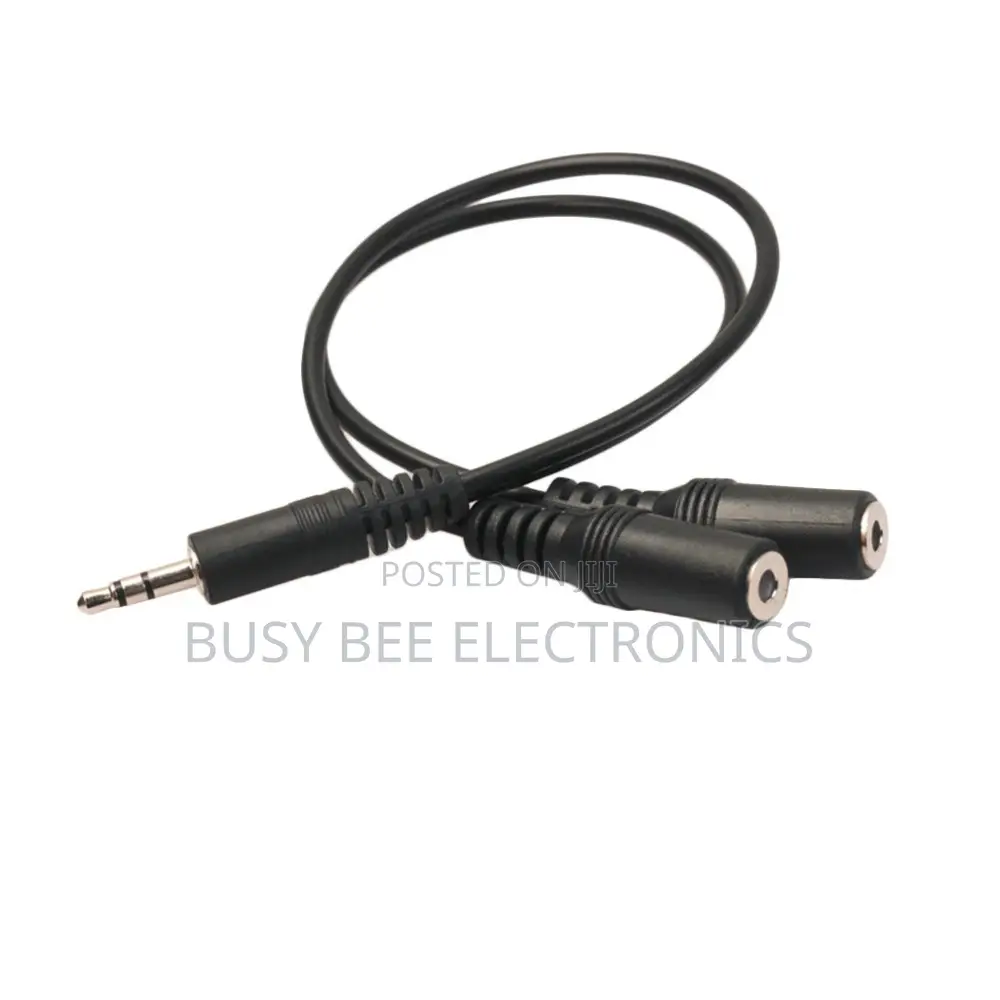 3.5mm 2-Male to 1-Female Audio Splitter Cable