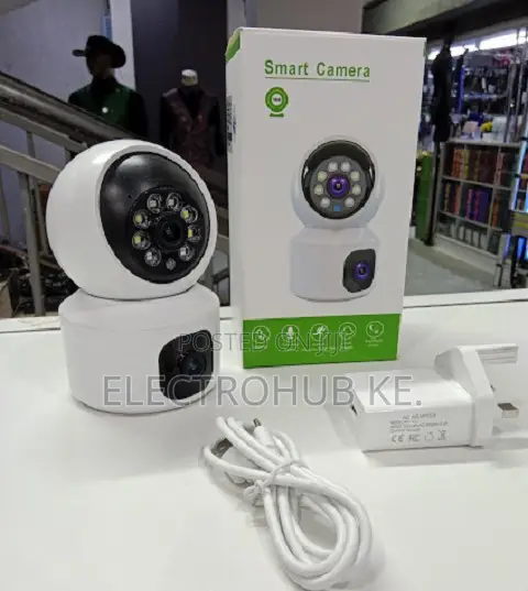 V380 Dual Lens Indoor WiFi PTZ CCTV Camera Baby Monitor