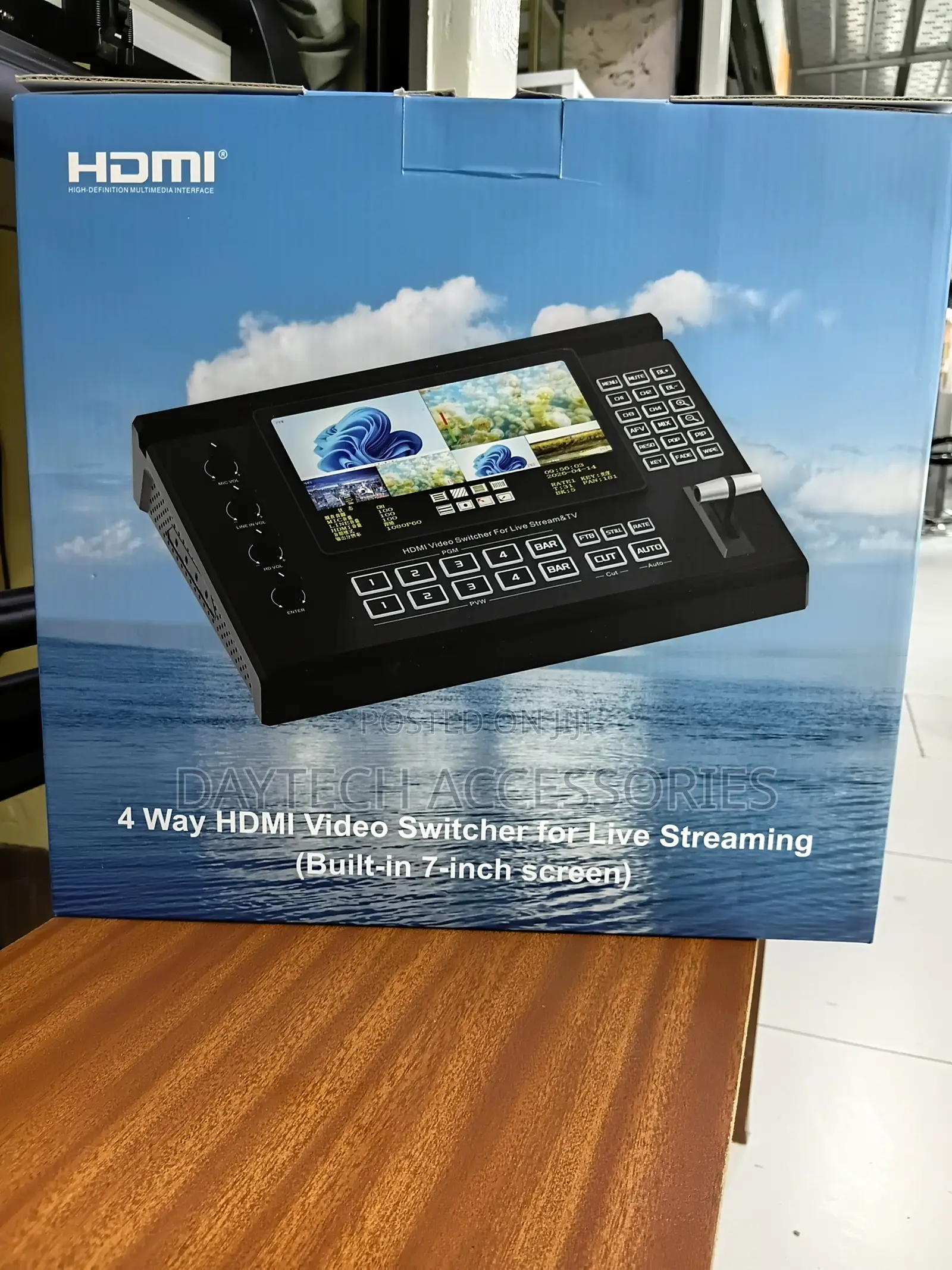 4-Way HDMI Video Switcher Designed for Live Streaming.