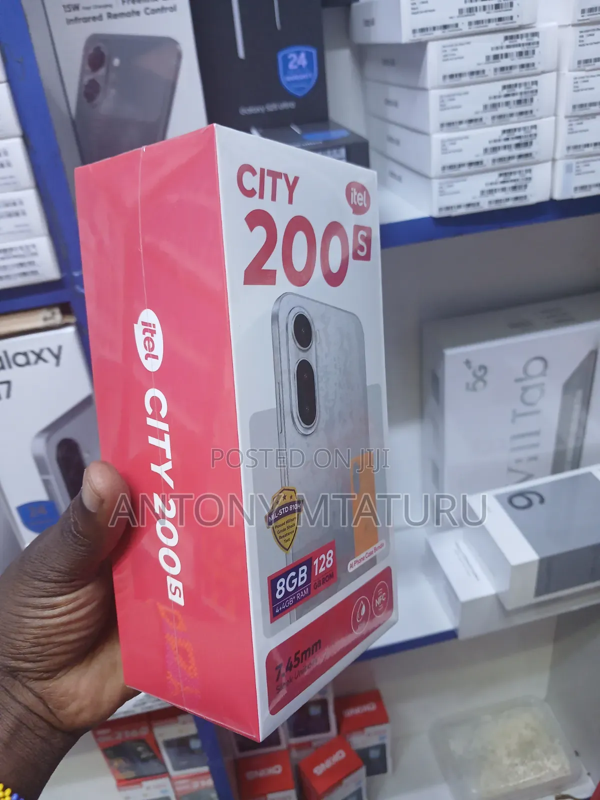New Itel City 200 128 GB Black