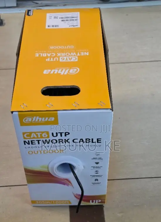 Dahua DH-PFM920-6UN-305m Outdoor UTP CAT6 Network Cable 99.97% Copper
