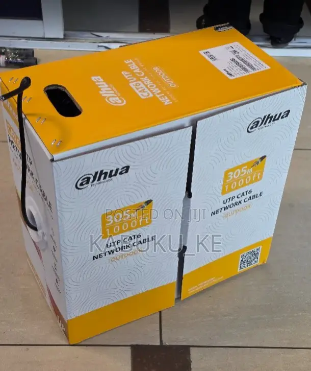 Dahua UTP CAT6 Full Copper Outdoor Cable 305M