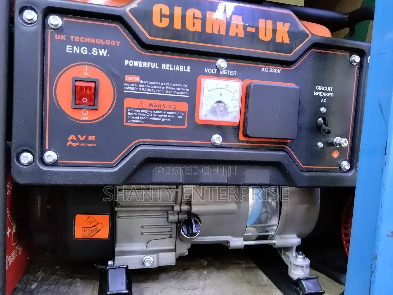 CIGMA-UK Portable AC Generator 230v