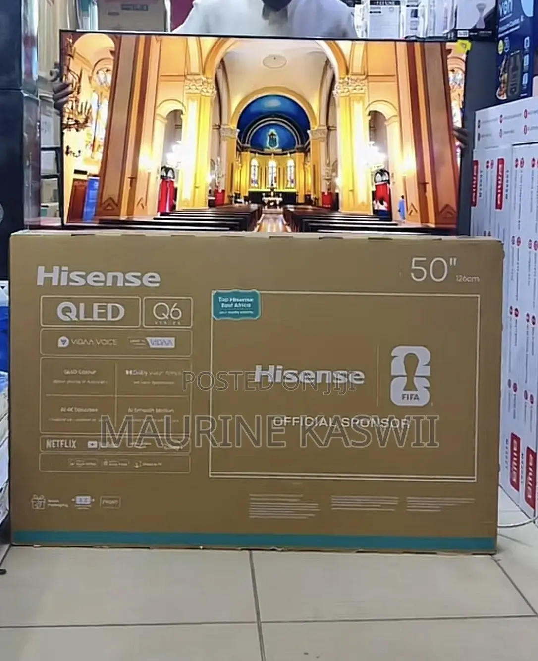 Hisense Qled 50”smart Uhd TV
