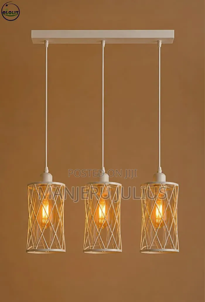 Triple Straight-Bar Pendant Light