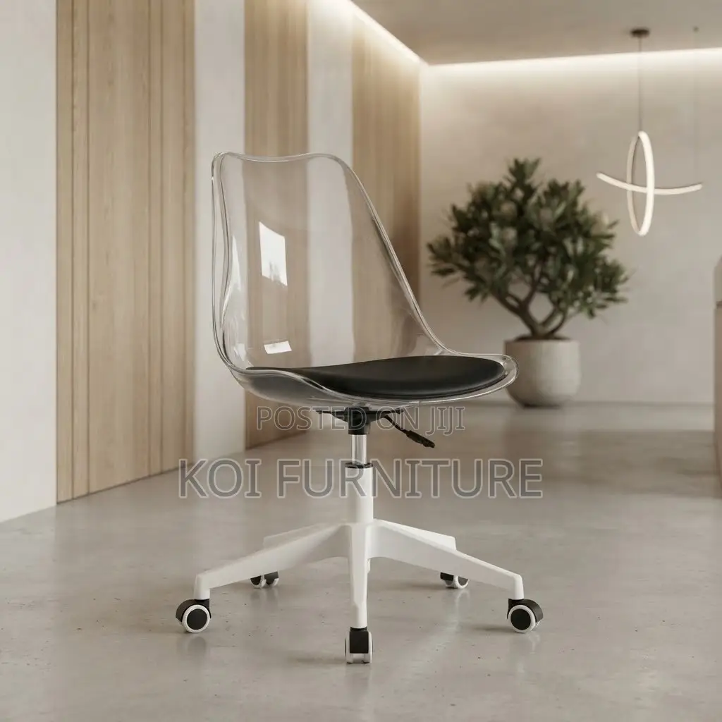 Home Chairs; Clerical Clear Home Ergonomic Dining Seat