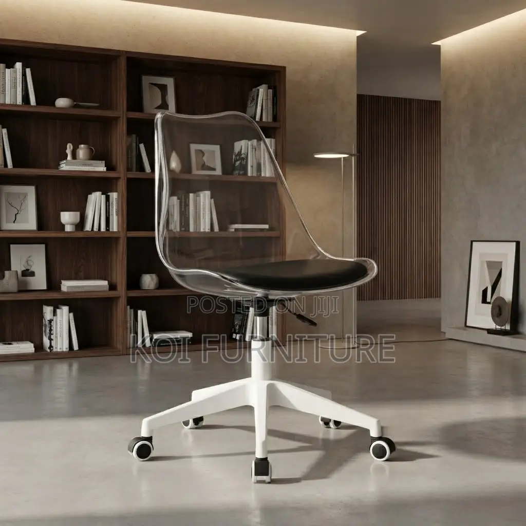 Home Chairs; Clerical Clear Home Ergonomic Dining Seat