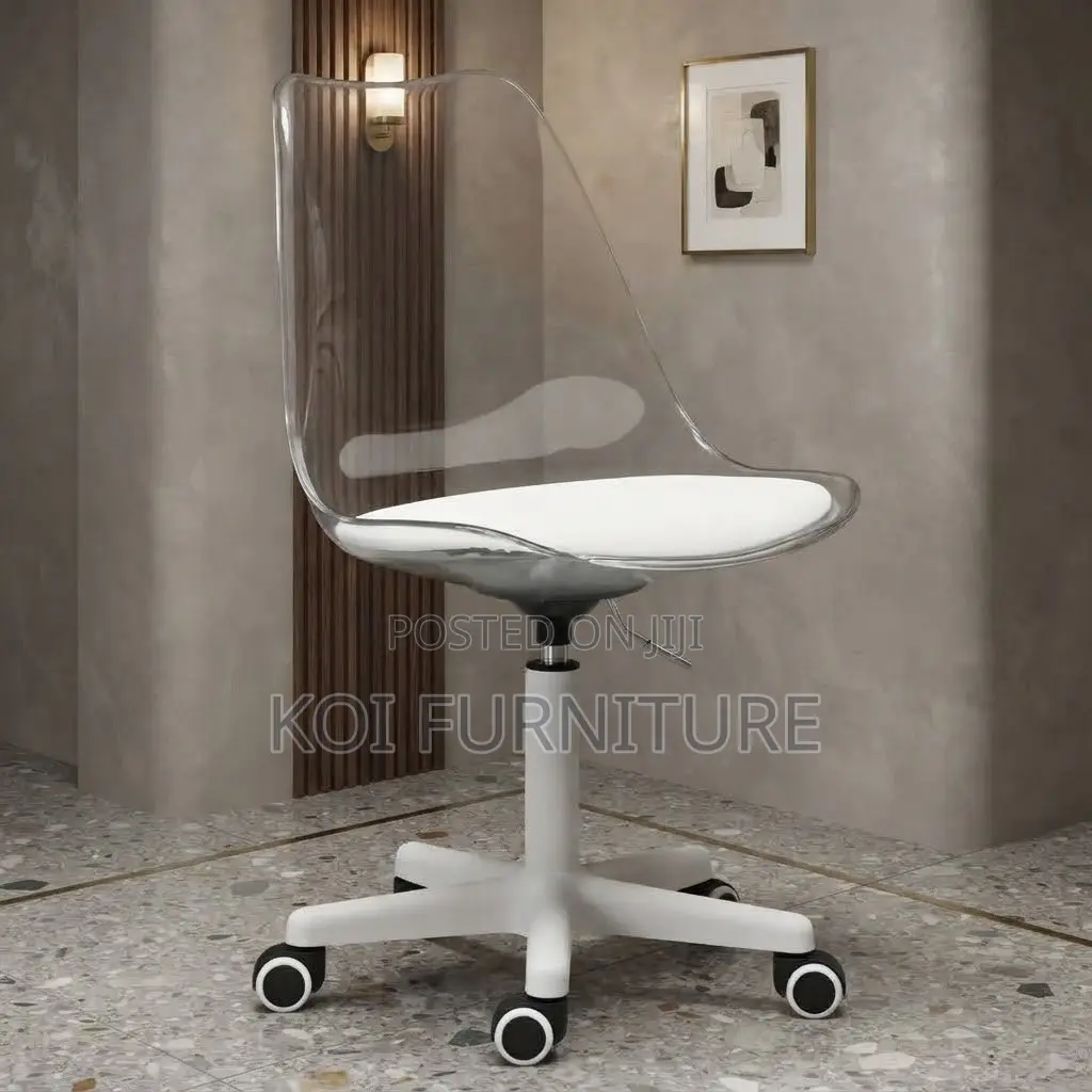 Home Chairs; Clerical Clear Home Ergonomic Dining Seat