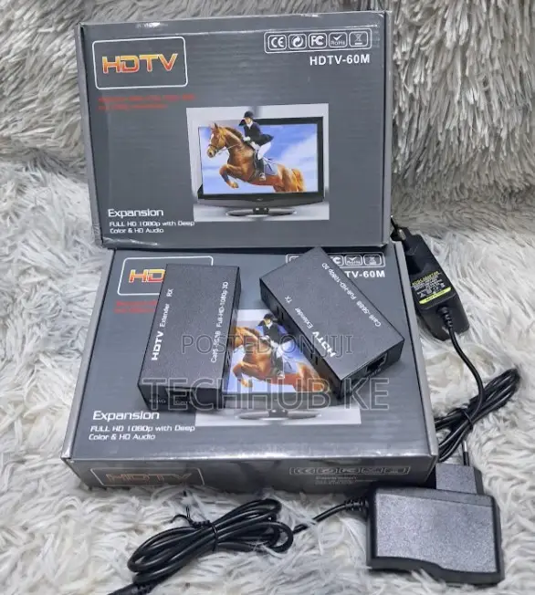 1080P 60m Signal Extender for HDMI via Single Cat5e/6