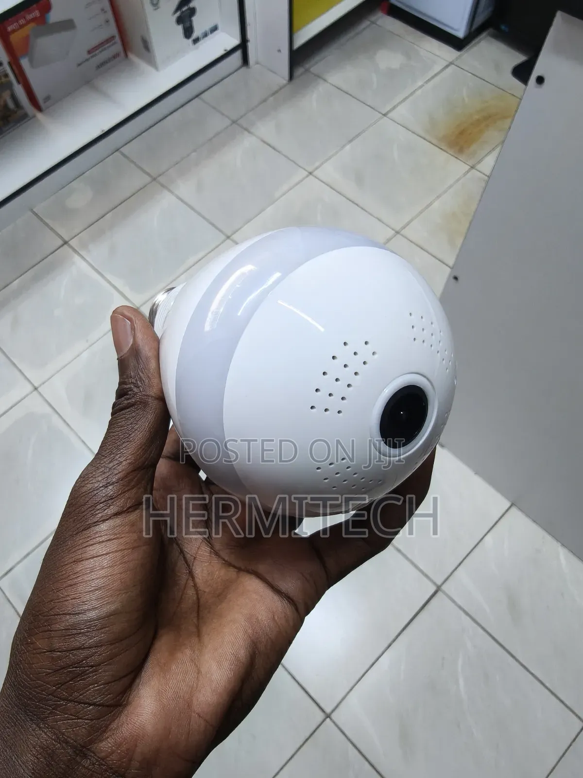 Smart Panoramic Bulb CCTV With Remote Monitoring