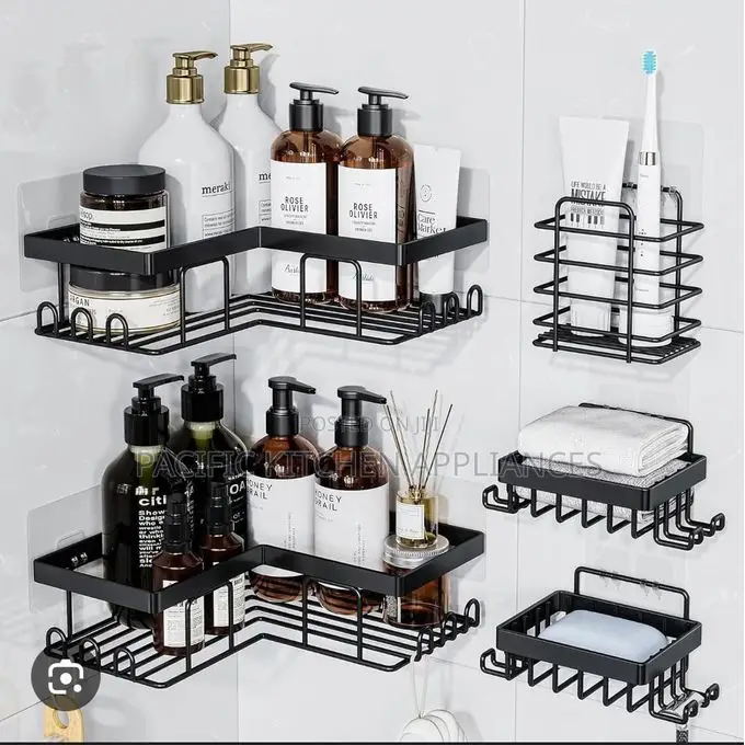 Shelving Corner Metallic Triangle Shelves