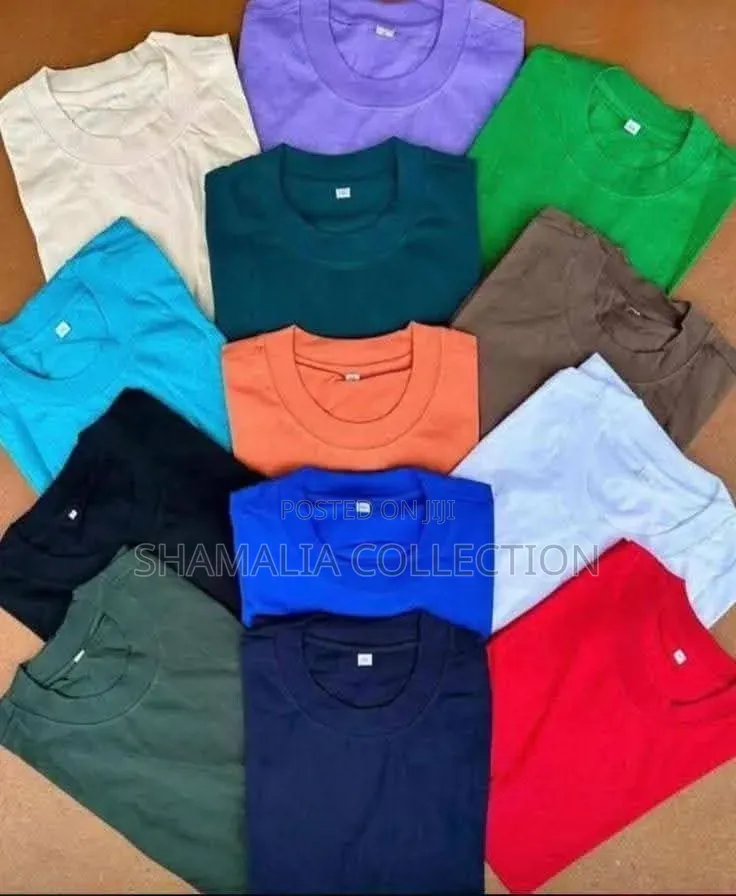 Kids’ Round Neck T-Shirts – Multiple Colors & Sizes