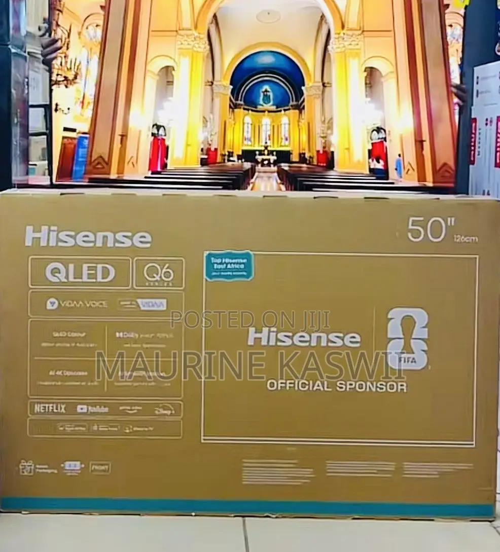 Hisense Qled 50”smart Uhd TV