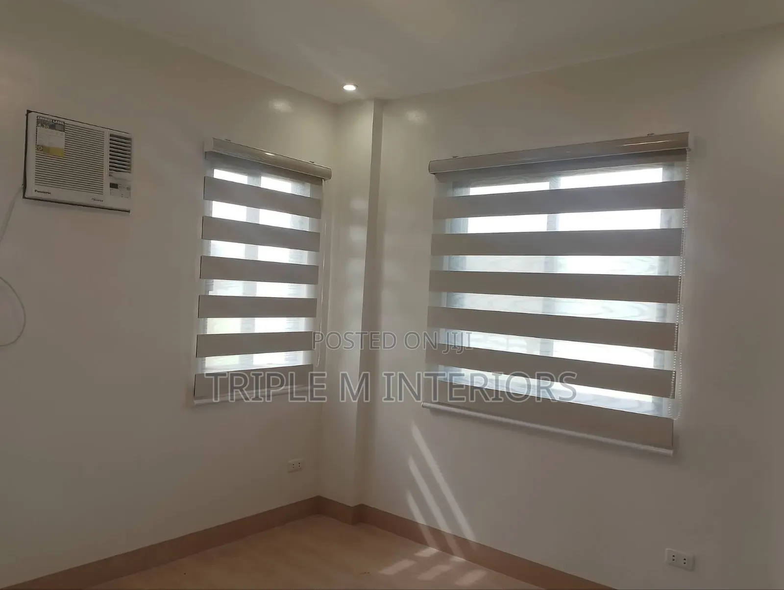 Heavy Duty Horizontal Zebra Blinds for Office Windows
