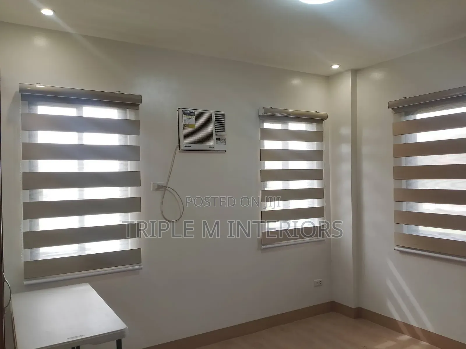 Heavy Duty Horizontal Zebra Blinds for Office Windows