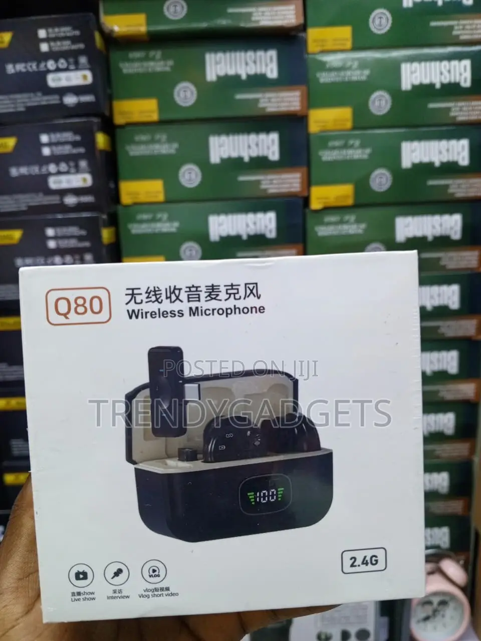 Wireless Lavalier Microphone for Android iPhone 2 in 1 TikTok