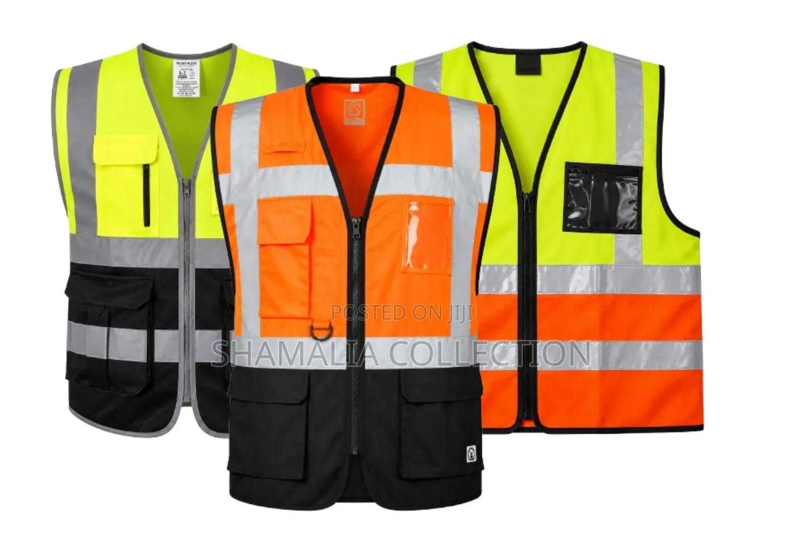 High-Visibility Reflector Safety Vests – Multiple Styles