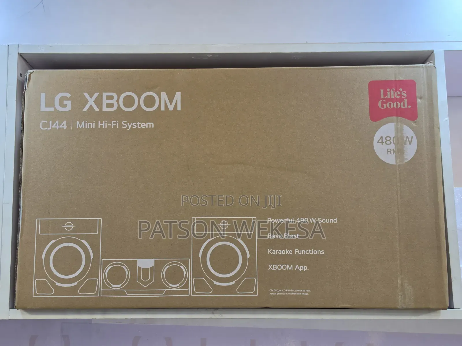 LG Cj44 Hi-Fi Audiosystem X Boom Cj44 With 480w RMS