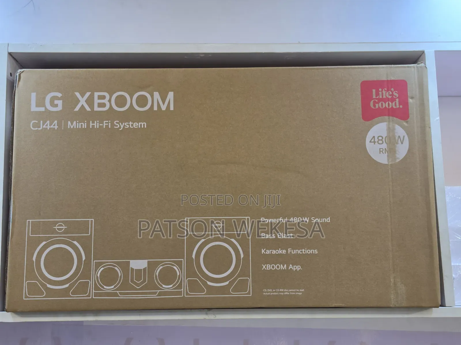 LG Cj44 Hi-Fi Audiosystem X Boom Cj44 With 480w RMS