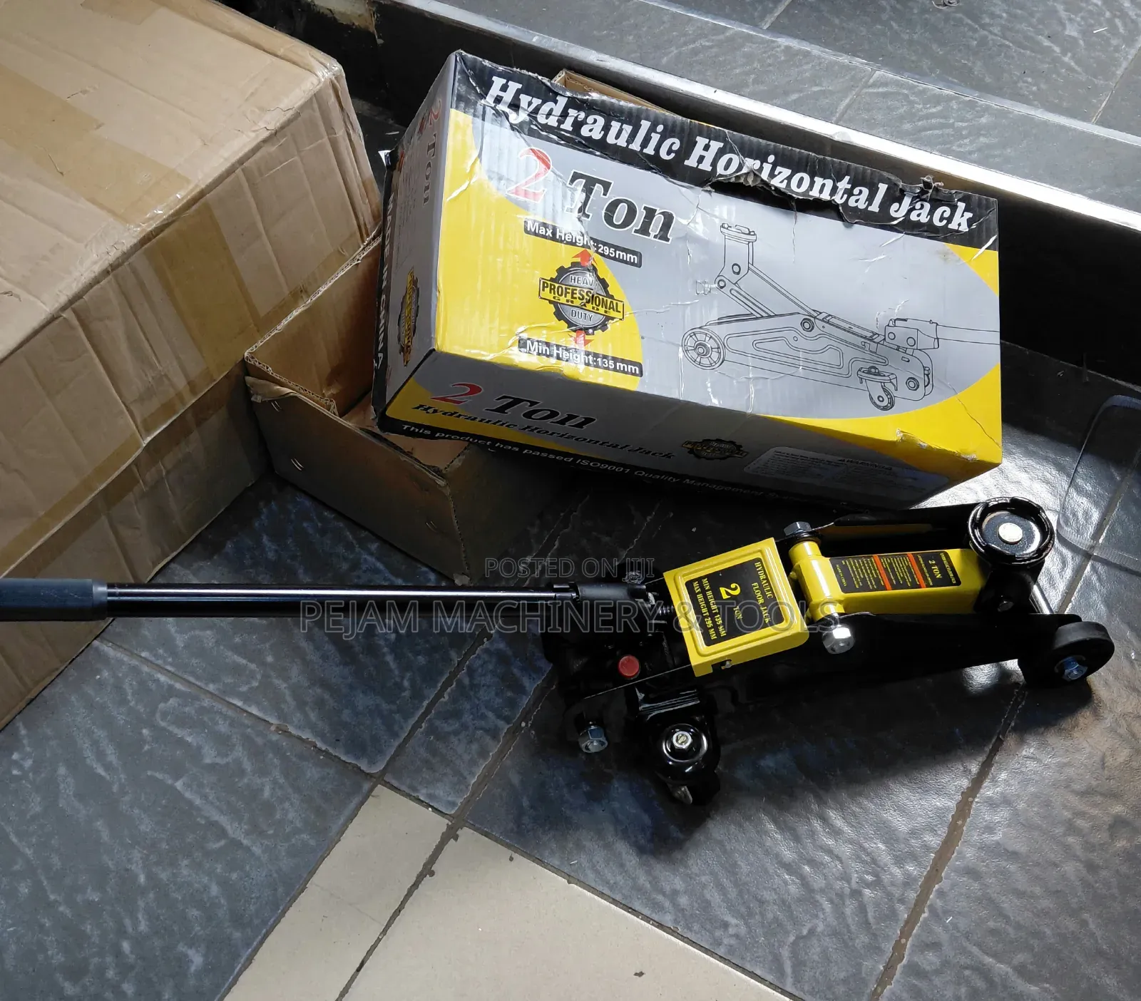 2-Ton Hydraulic Horizontal Floor Jack