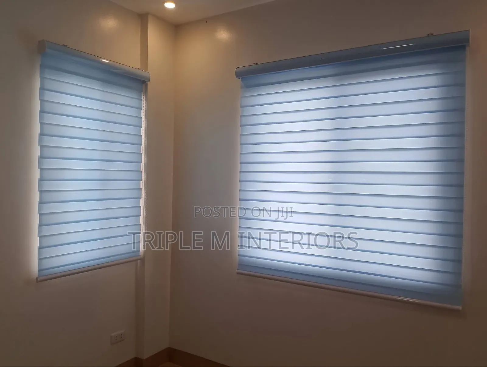 Luxury Horizontal Zebra Blinds for Living Rooms
