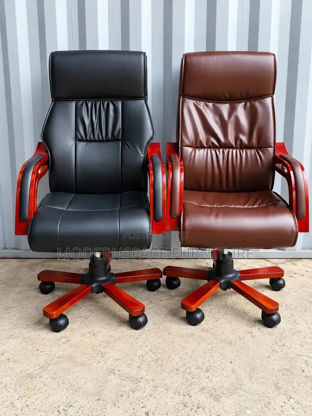 Boss Executive Office Chair Chairs- Wooden Arms
