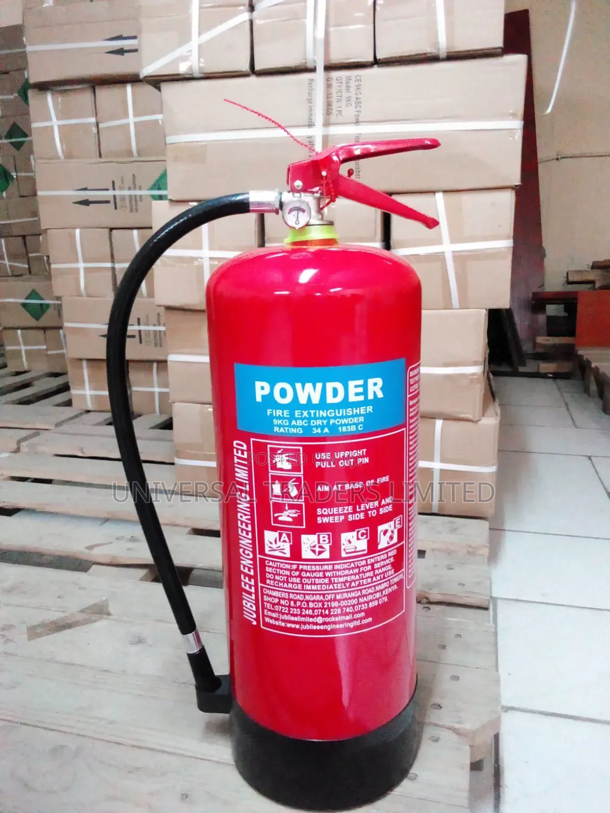 9KG ABC Powder Fire Extinguisher – Shop & Office
