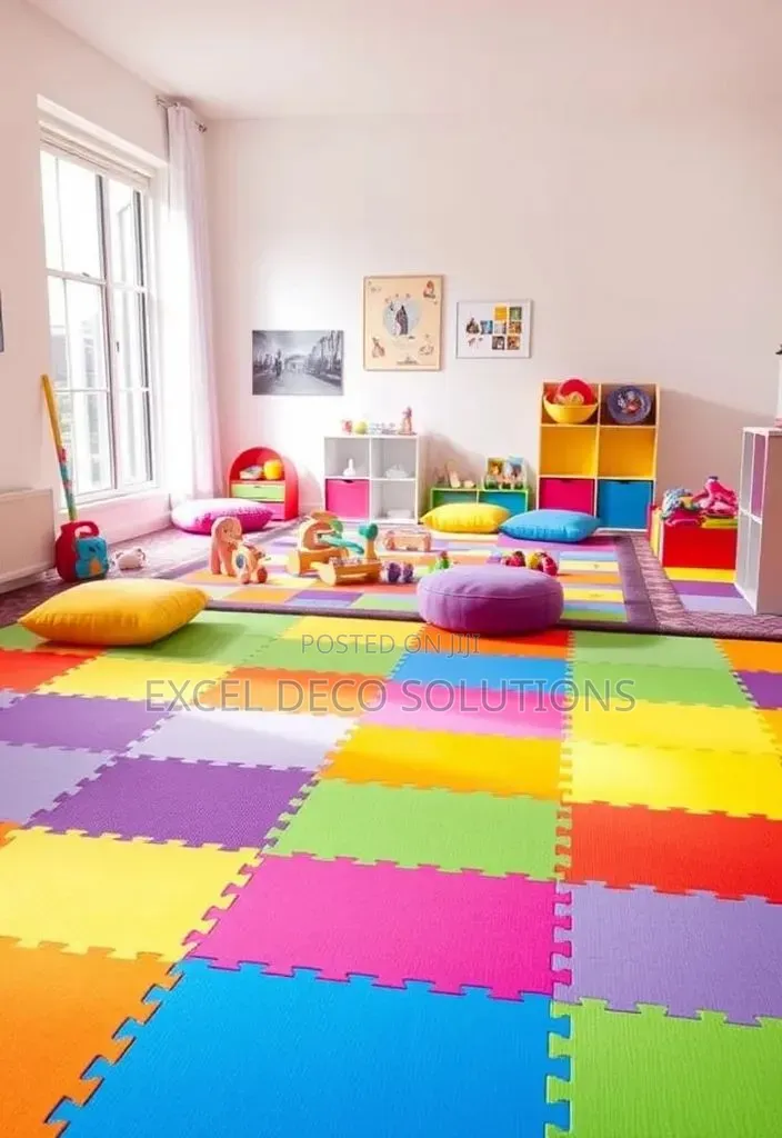EVA Foam Mat 10mm Soft Flooring for Home & Office