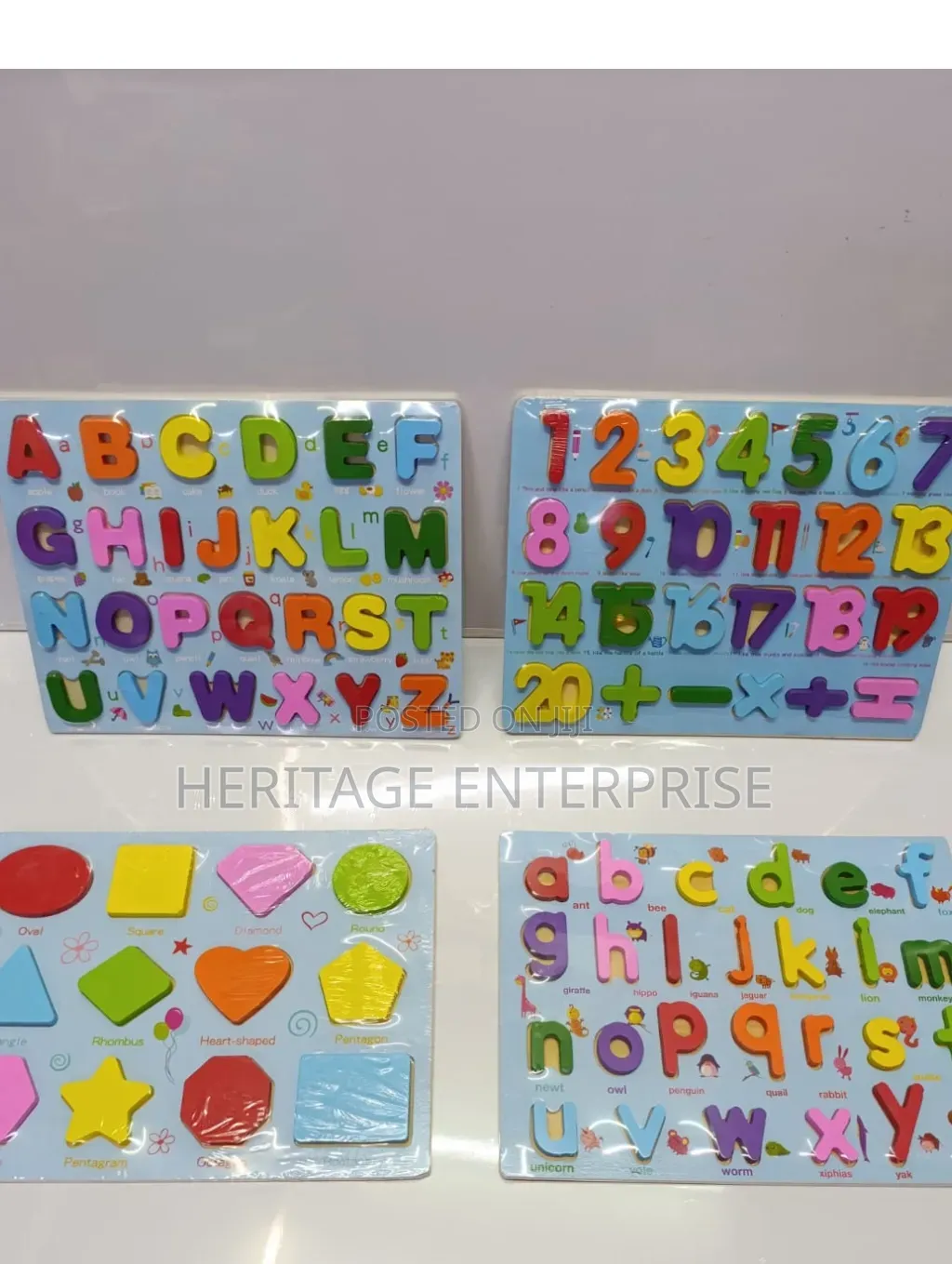 *Wooden Numbers and Letters