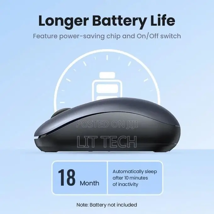 Ugreen MU105 (UG-90550) 2.4G Wireless Mouse – Midnight Blue