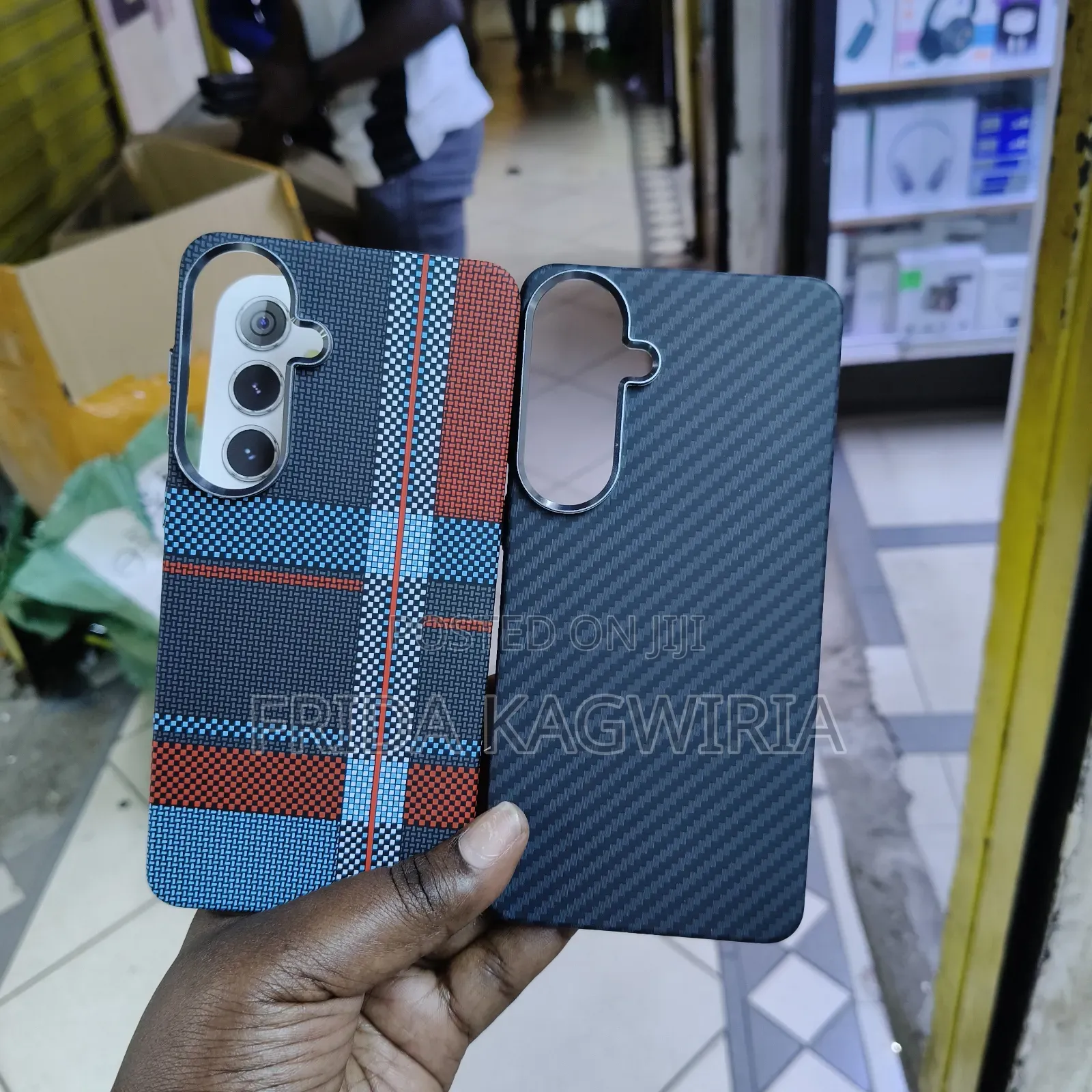 Samsung S26+ Tribal Carbon Fiber Back Cover ( Case for Samsung S26+)
