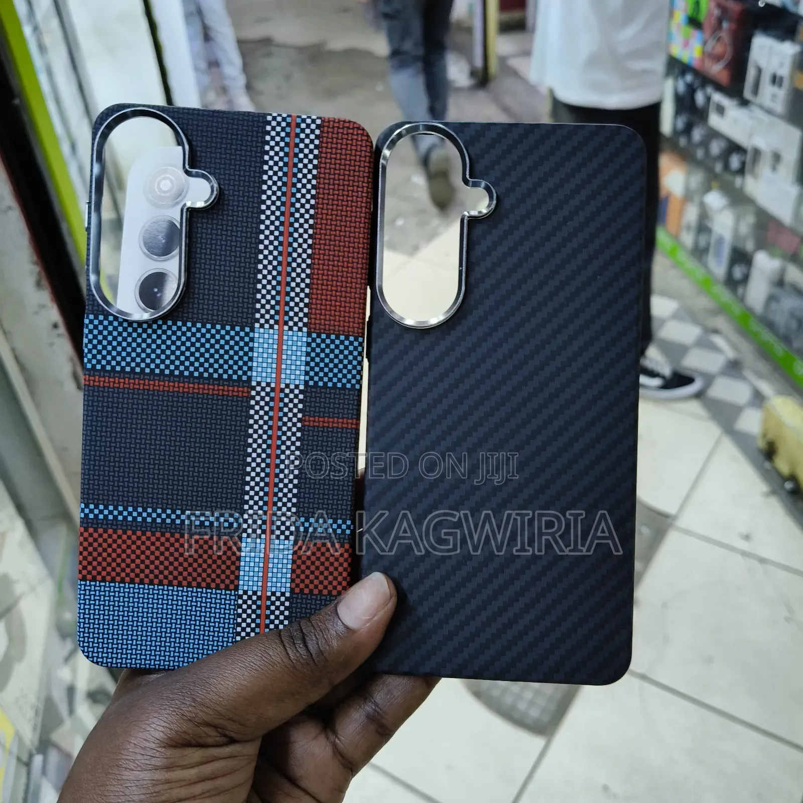 Samsung S26 Tribal Carbon Fiber Back Cover
