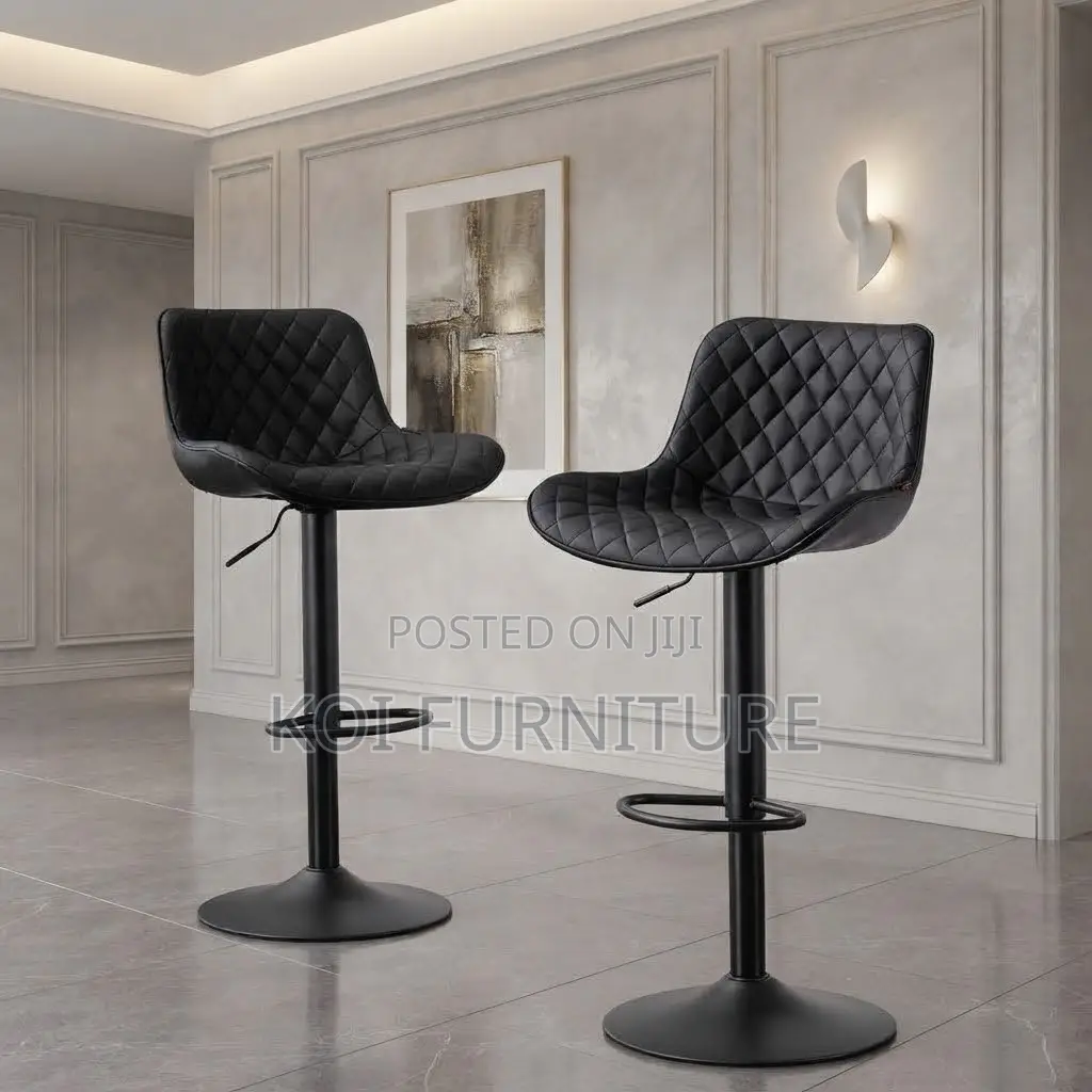 Barstool; Recliner Ergonomic Leather Barstools