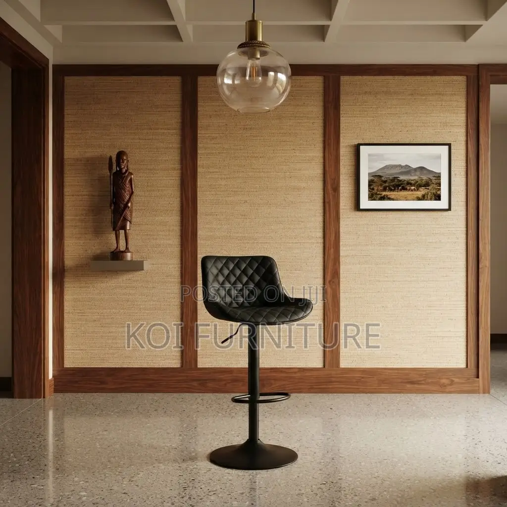 Barstool; Recliner Ergonomic Leather Barstools