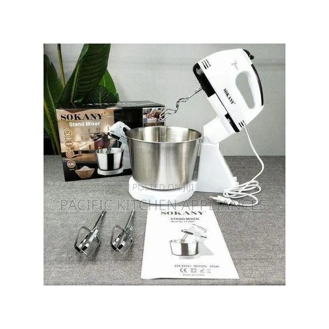 Sokany Hot Sale Electric Hand Stand Mixer With Bowl Stand Mixer,