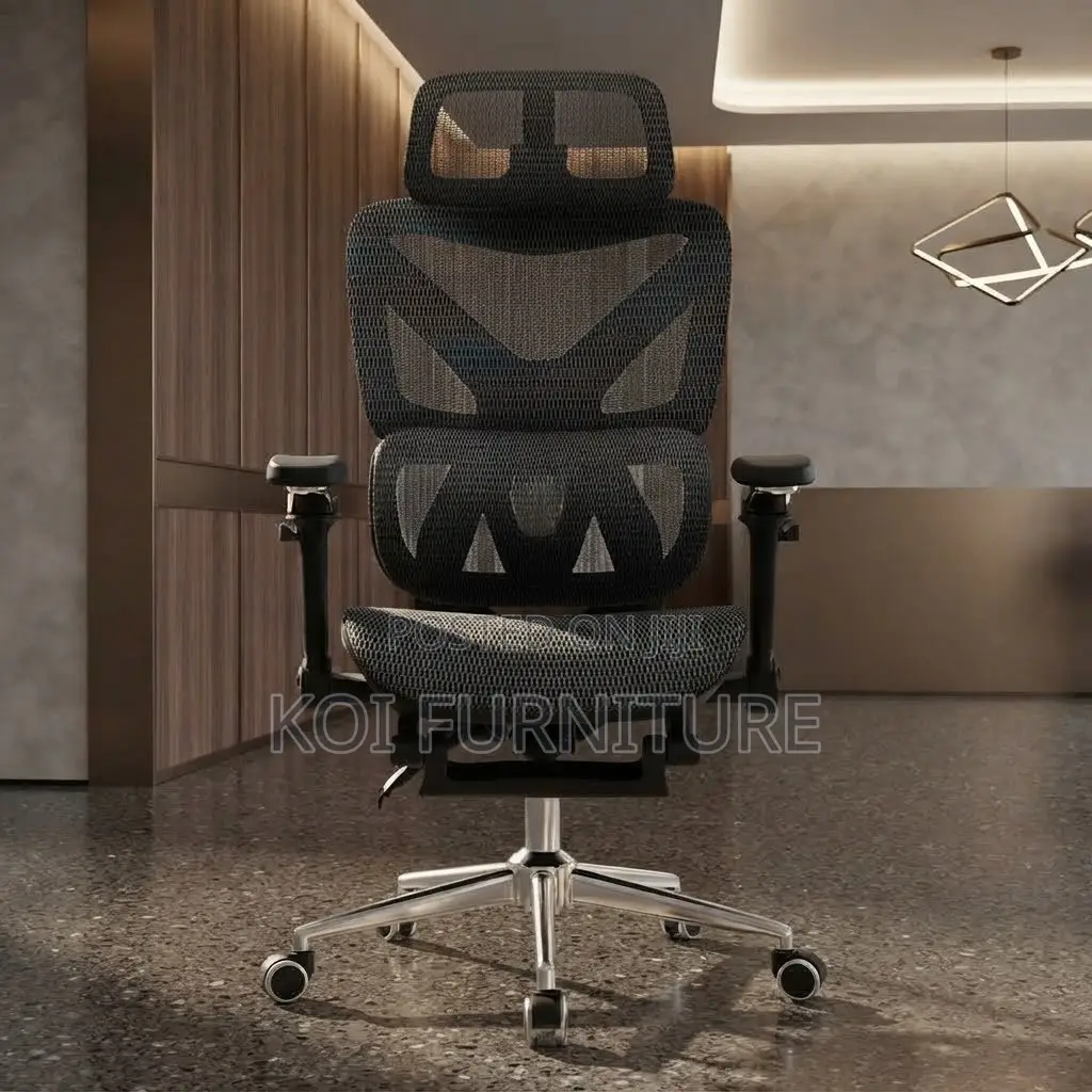 Office Chairs; Orthopedic High Backrest Executive Seat With Footrest