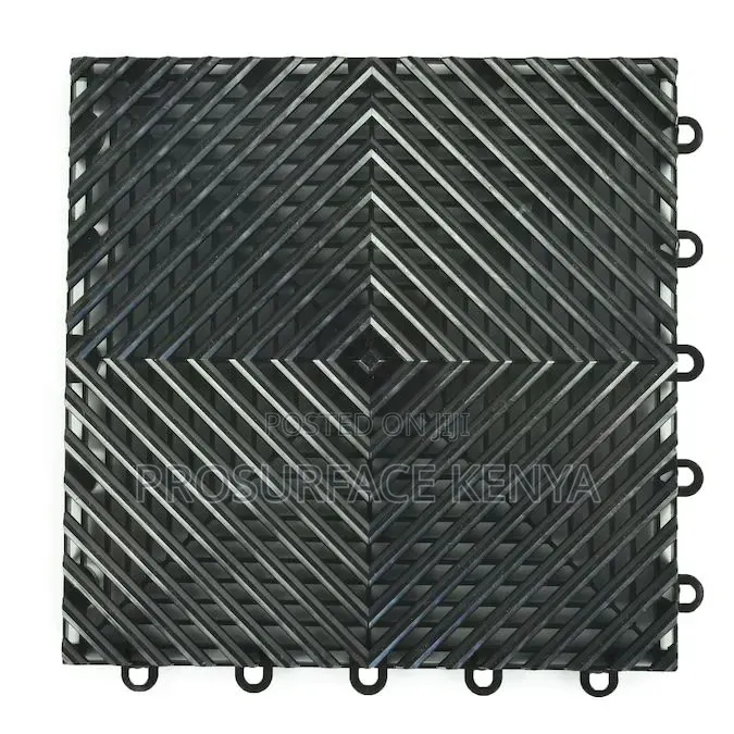 Car Wash Floor Tiles 18mm Heavy Duty PVC Interlocking Mats