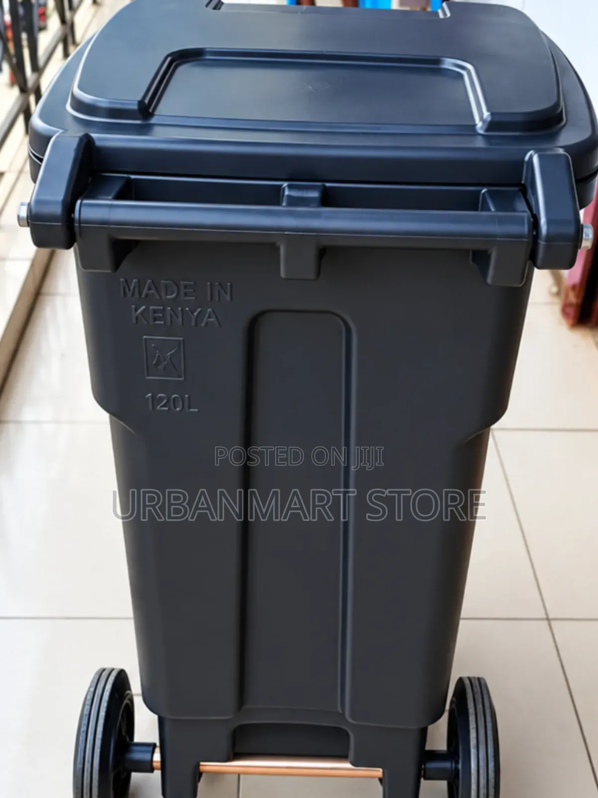 120 Litres Heavy Duty Garbage Bin With Wheels