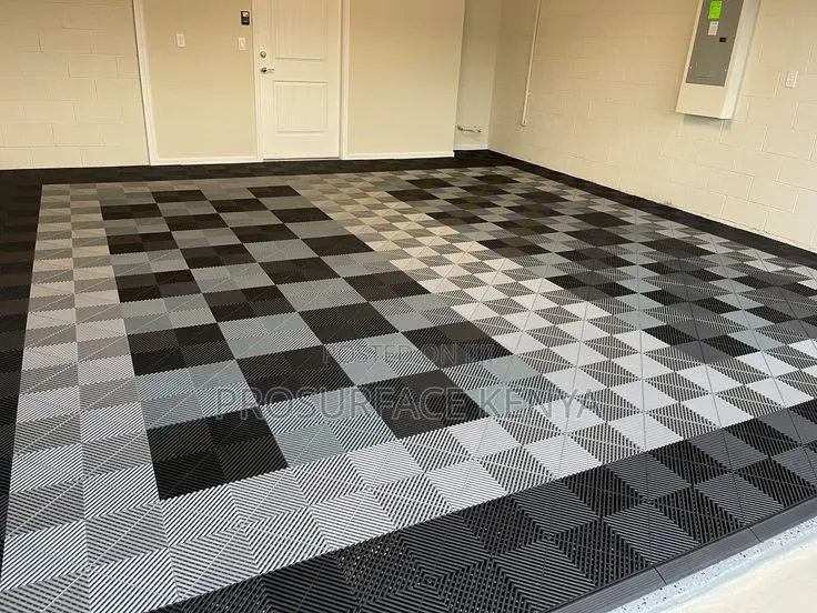 PVC Interlocking Floor Tiles for Car Wash & Garage Floors