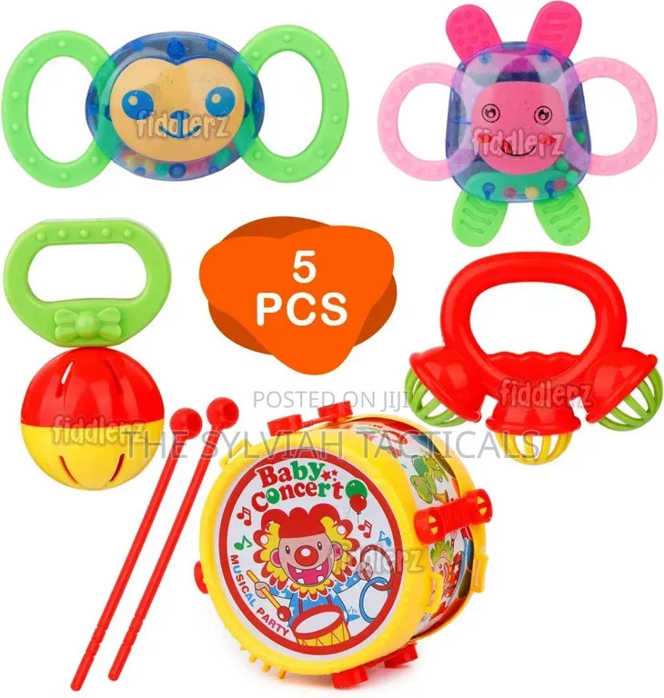 Baby Rattle & Musical Drum Baby Concert Funny